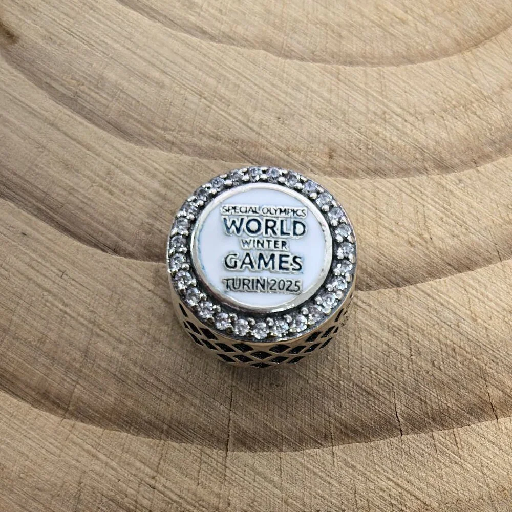 Pandora Worla winter games turin 2025 Exclusive Charm, S925 Silver Jewelry